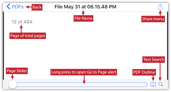JPG to PDF - in built PDF viewer