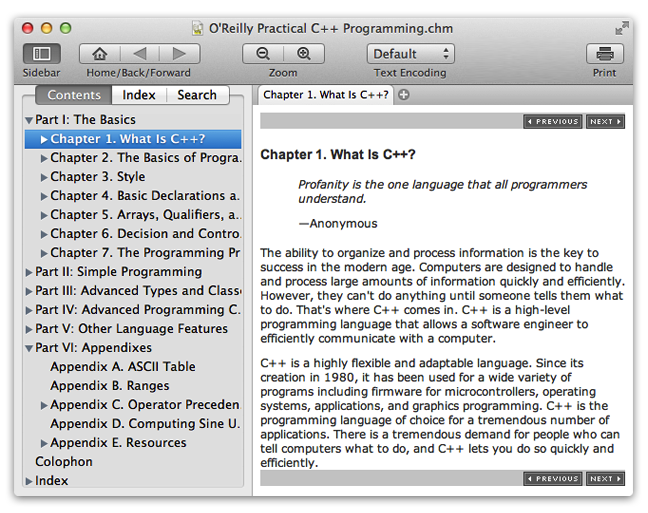 Read CHM - CHM file reader for mac